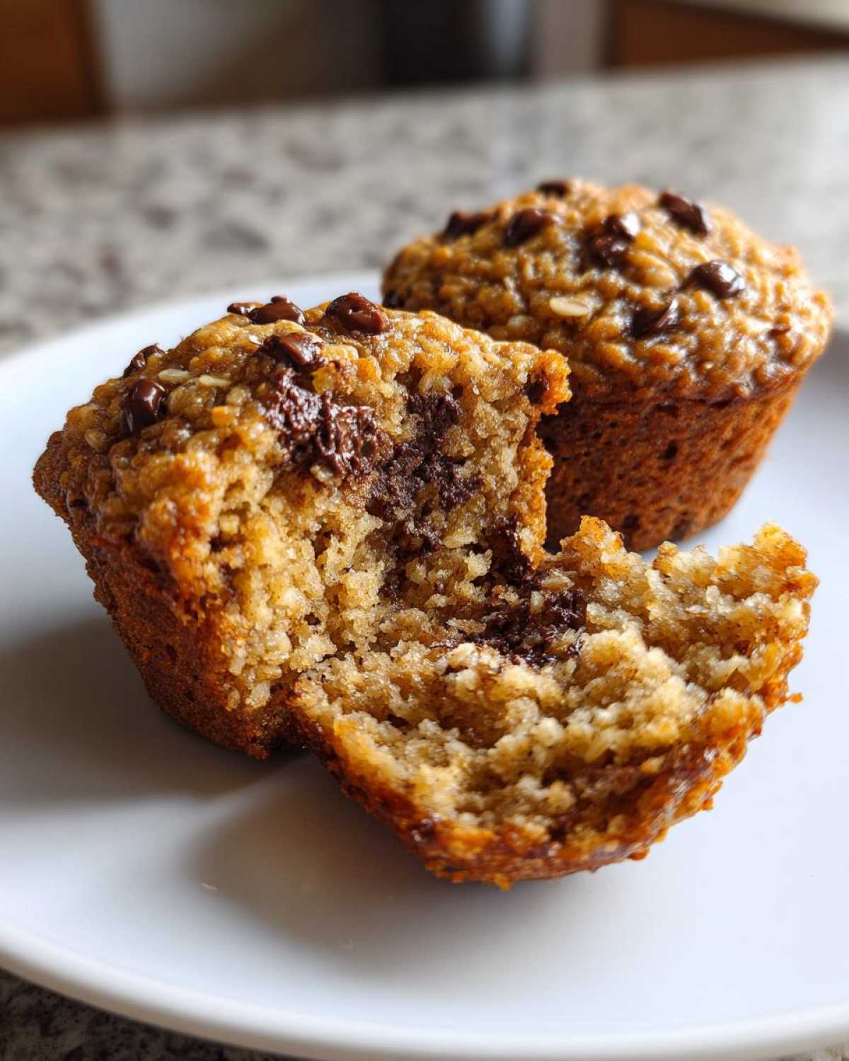 Oatmeal Chocolate Chip Breakfast Muffins - detail 3