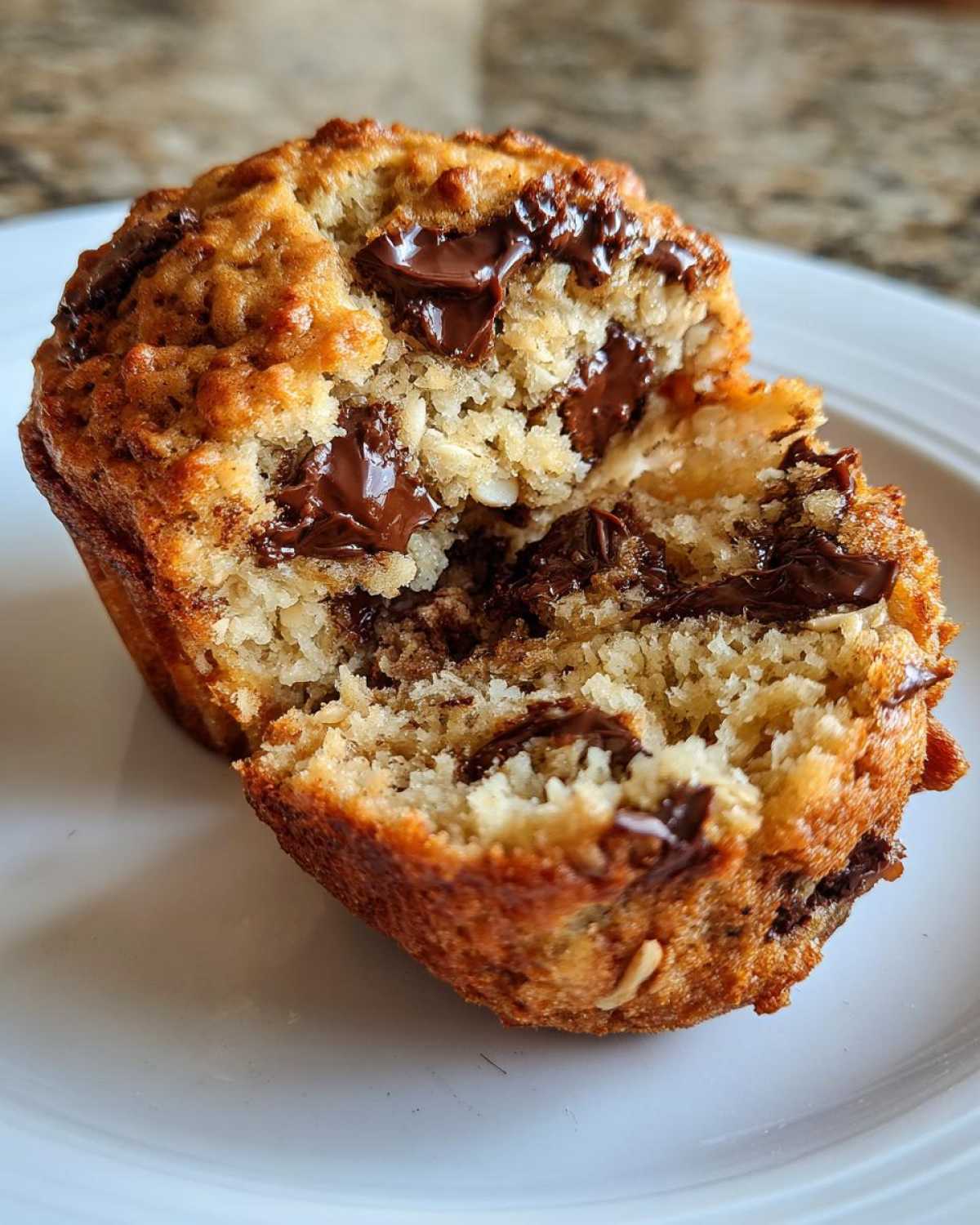 Oatmeal Chocolate Chip Breakfast Muffins - detail 4