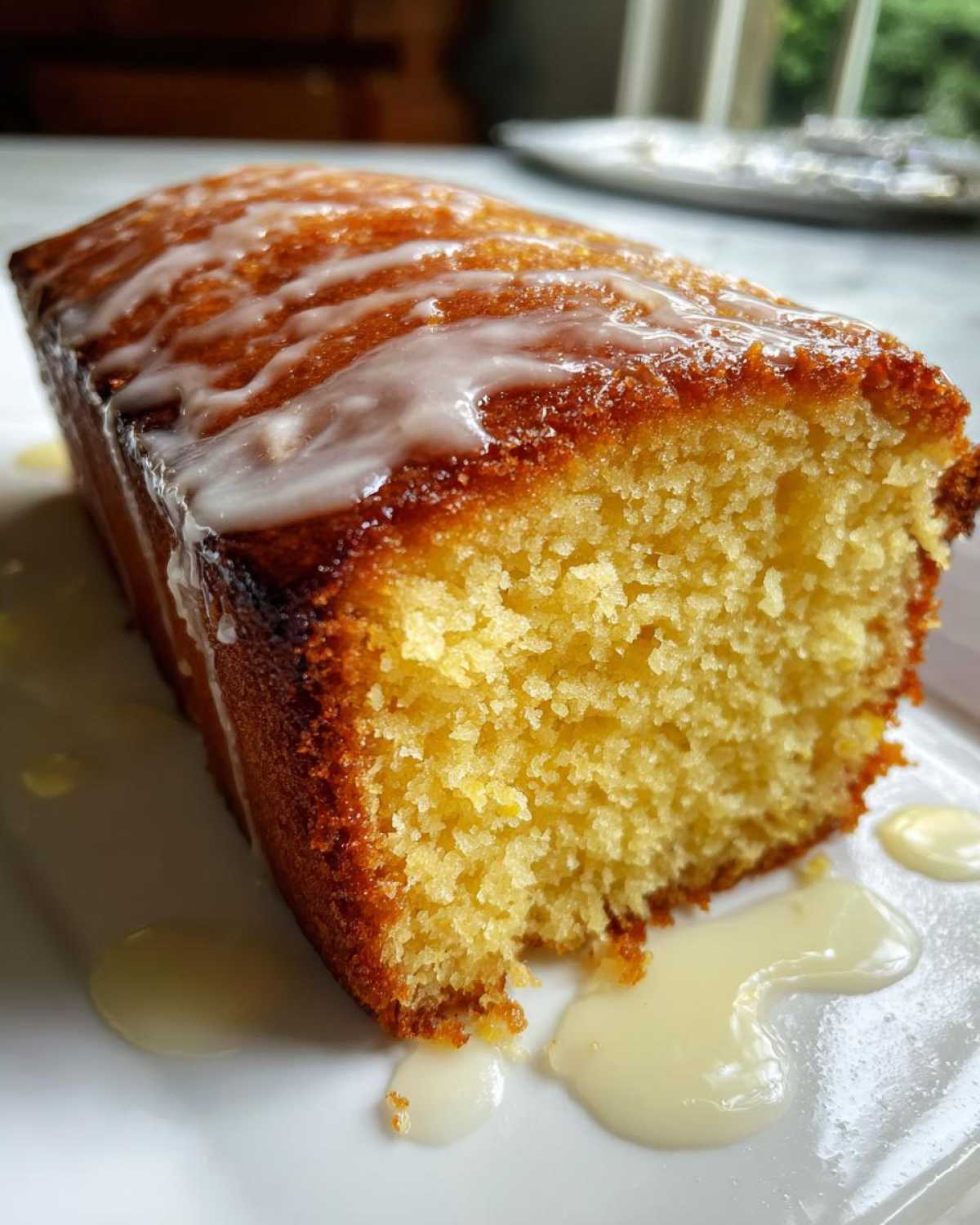 Olive Oil Cake with Lemon Glaze - detail 1