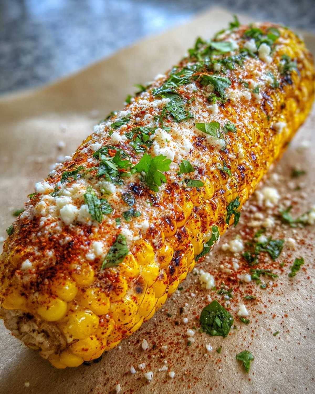 Oven-Roasted Mexican Street Corn with Garlic Aioli - detail 1