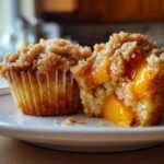 Peach Cobbler Muffins