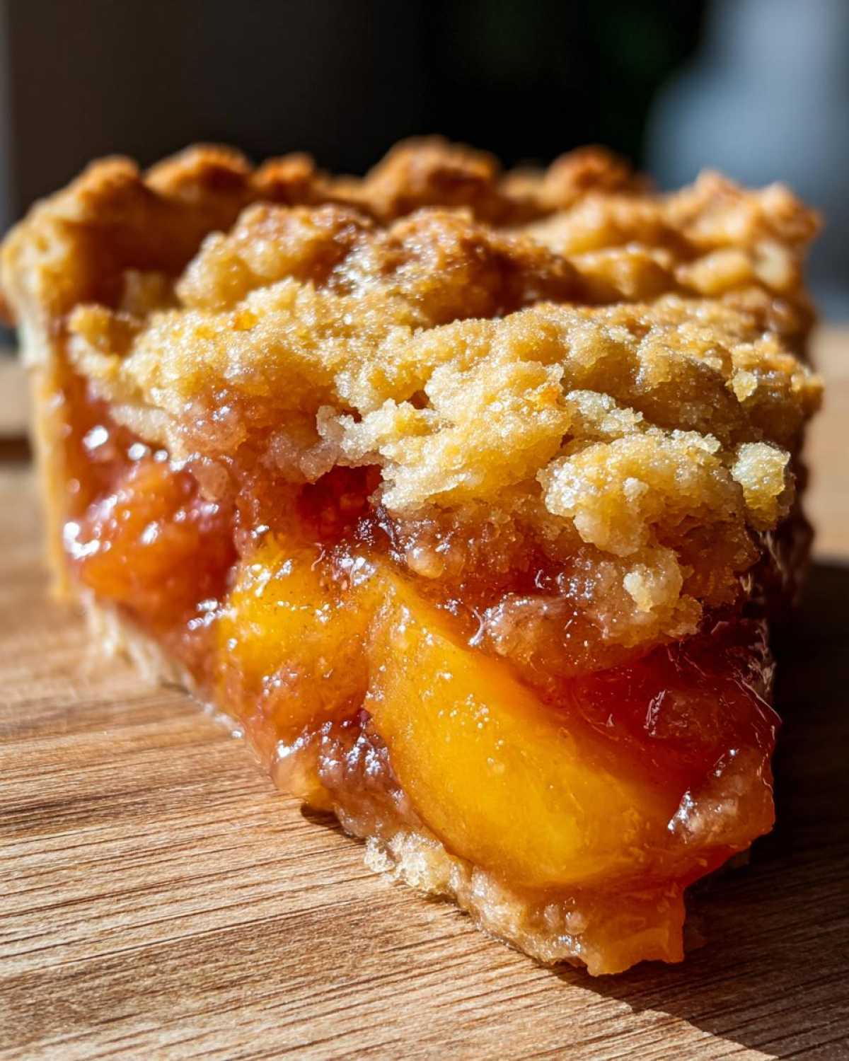 Peach Cobbler with Fresh Peaches - detail 1