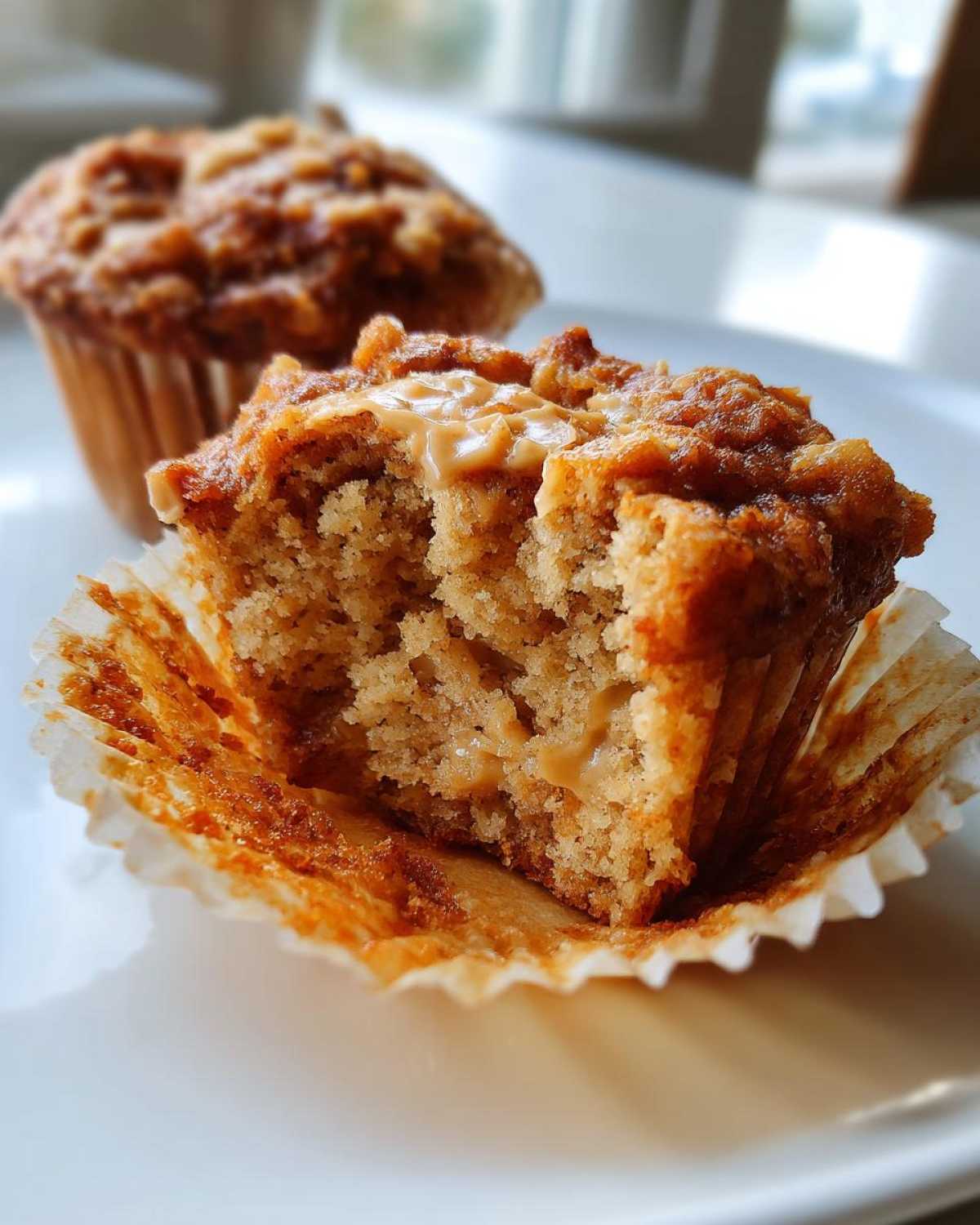 Peanut butter protein muffins - detail 3