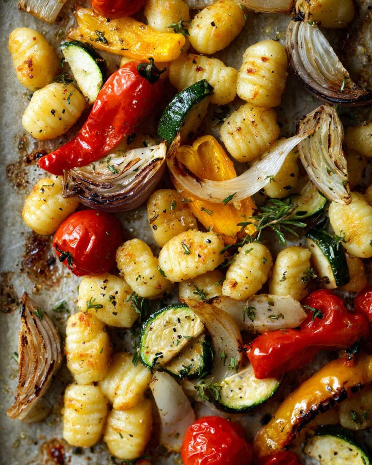 Sheet Pan Gnocchi & Vegetables - detail 1
