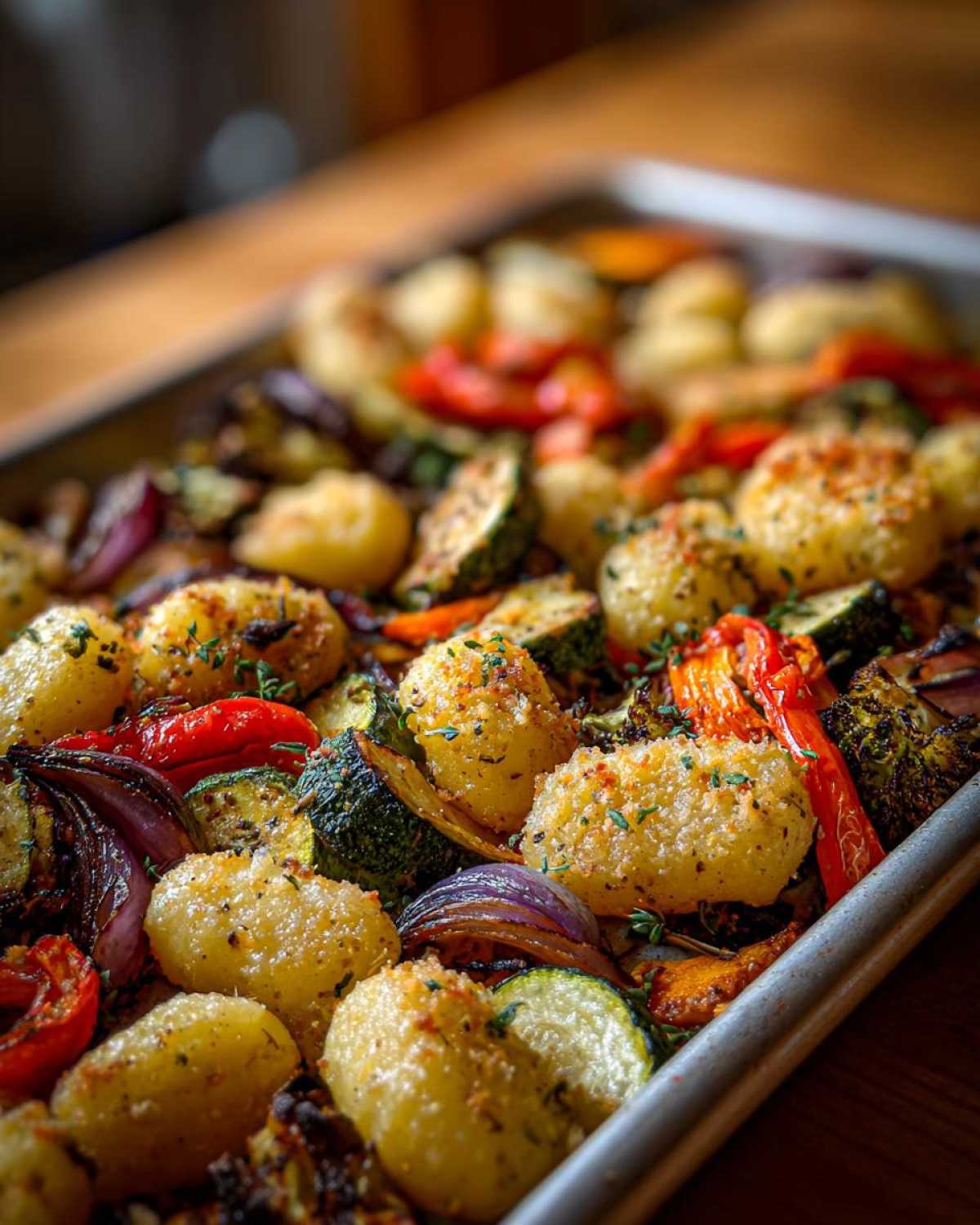 Sheet Pan Gnocchi & Vegetables - detail 2