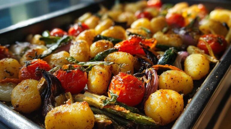 Sheet Pan Gnocchi & Vegetables