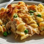 Slow cooker tuna noodle casserole