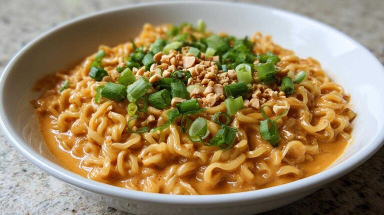 Spicy Peanut Butter Ramen: 2 Amazing Bowls Spicy Peanut Butter Ramen
