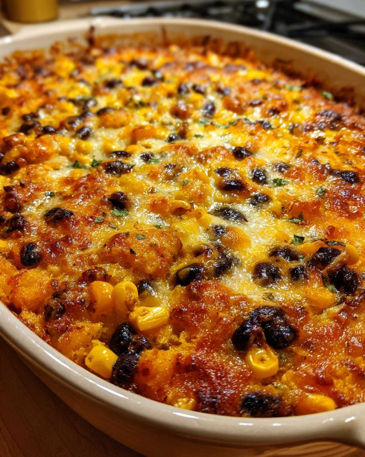 Spicy Southwest Squash Casserole with Corn and Black Beans - detail 1