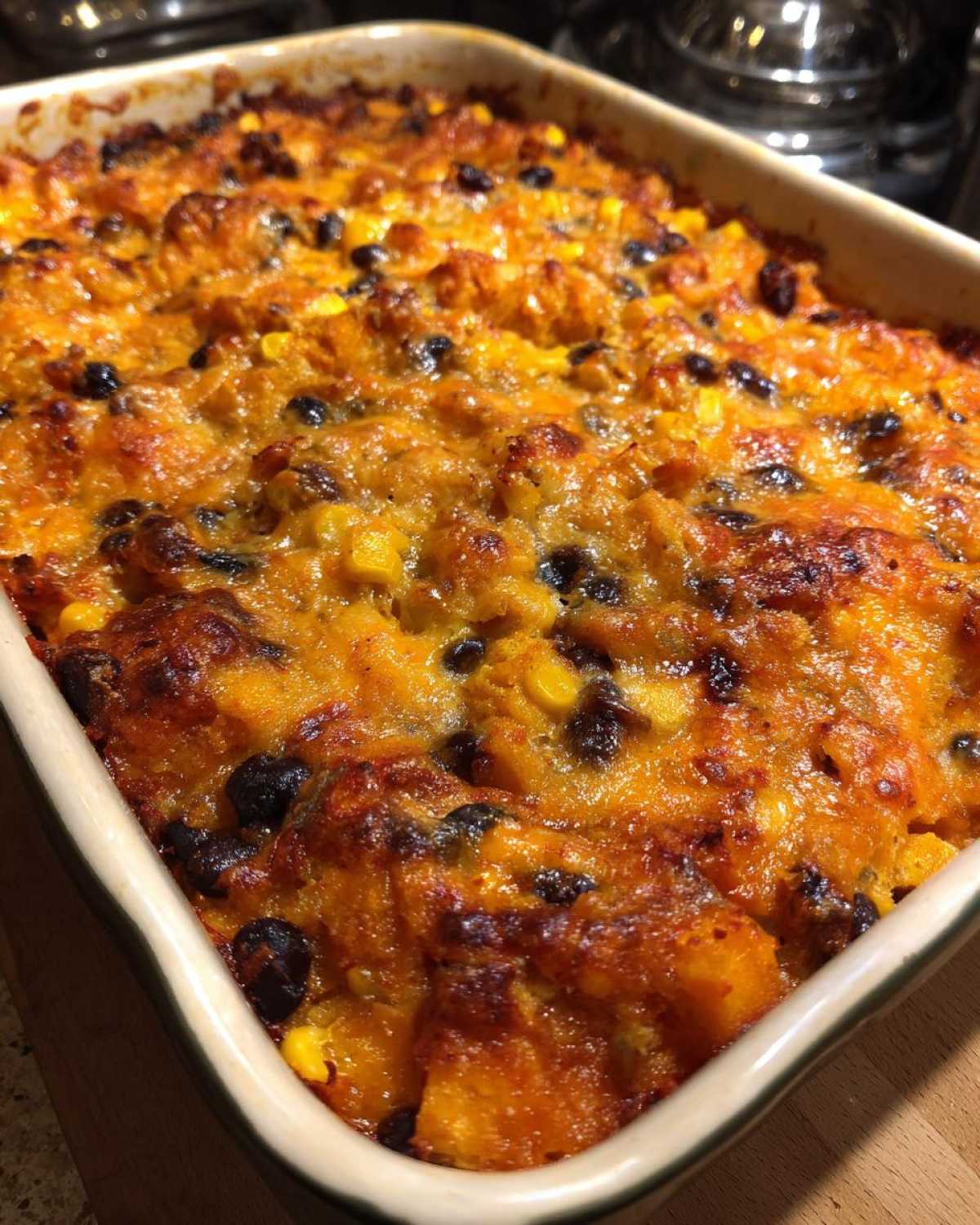 Spicy Southwest Squash Casserole with Corn and Black Beans - detail 4