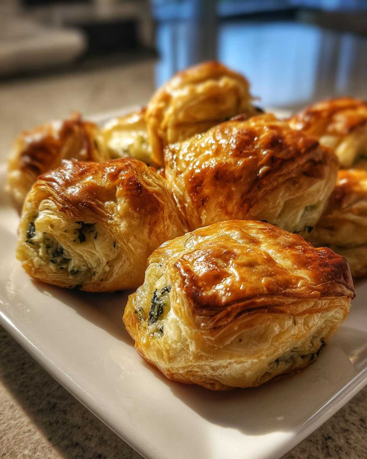 Spinach & Feta Puff Pastry Bites - detail 3