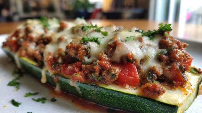 Stuffed Zucchini Boats
