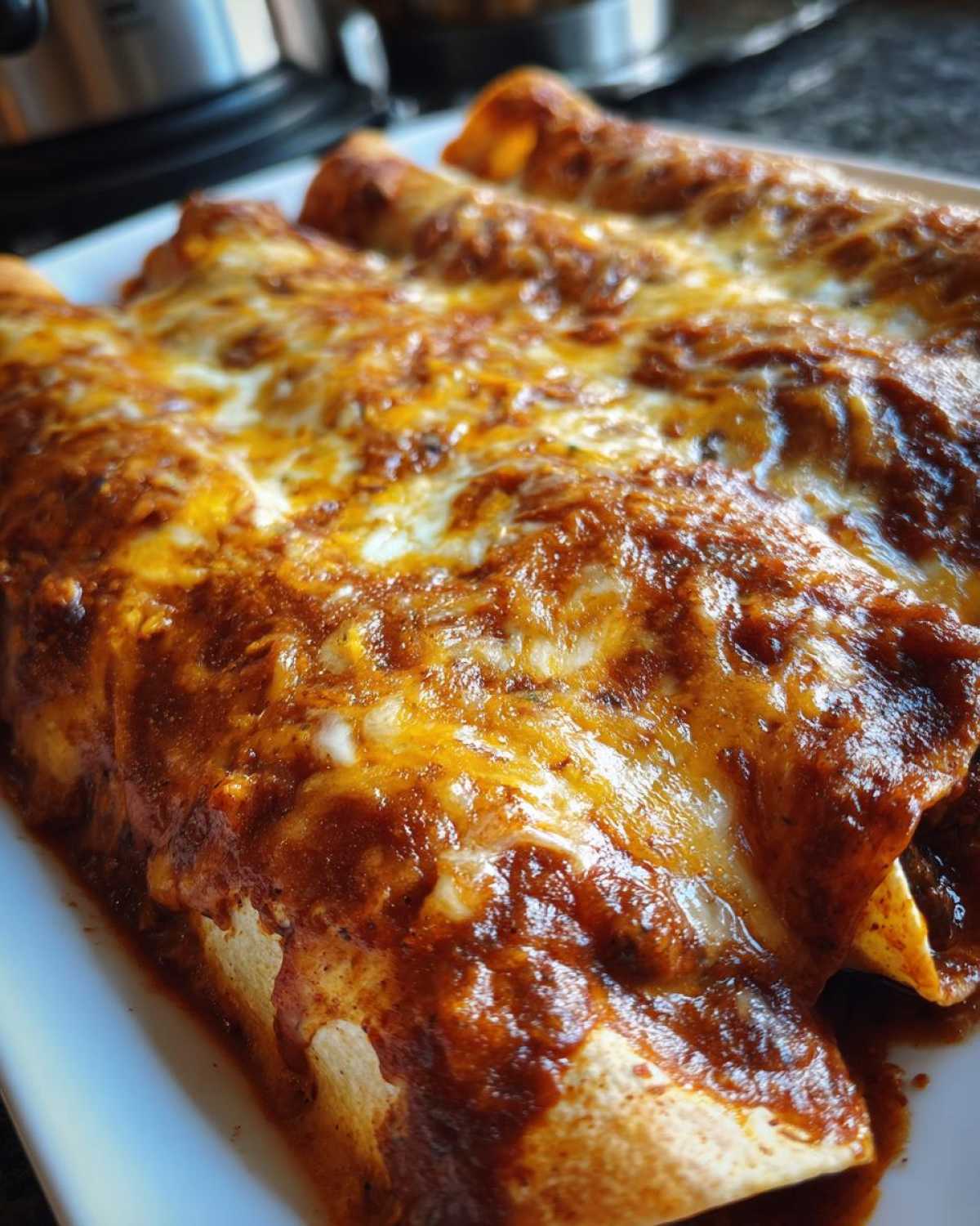 Sweet Potato & Black Bean Enchiladas - detail 1