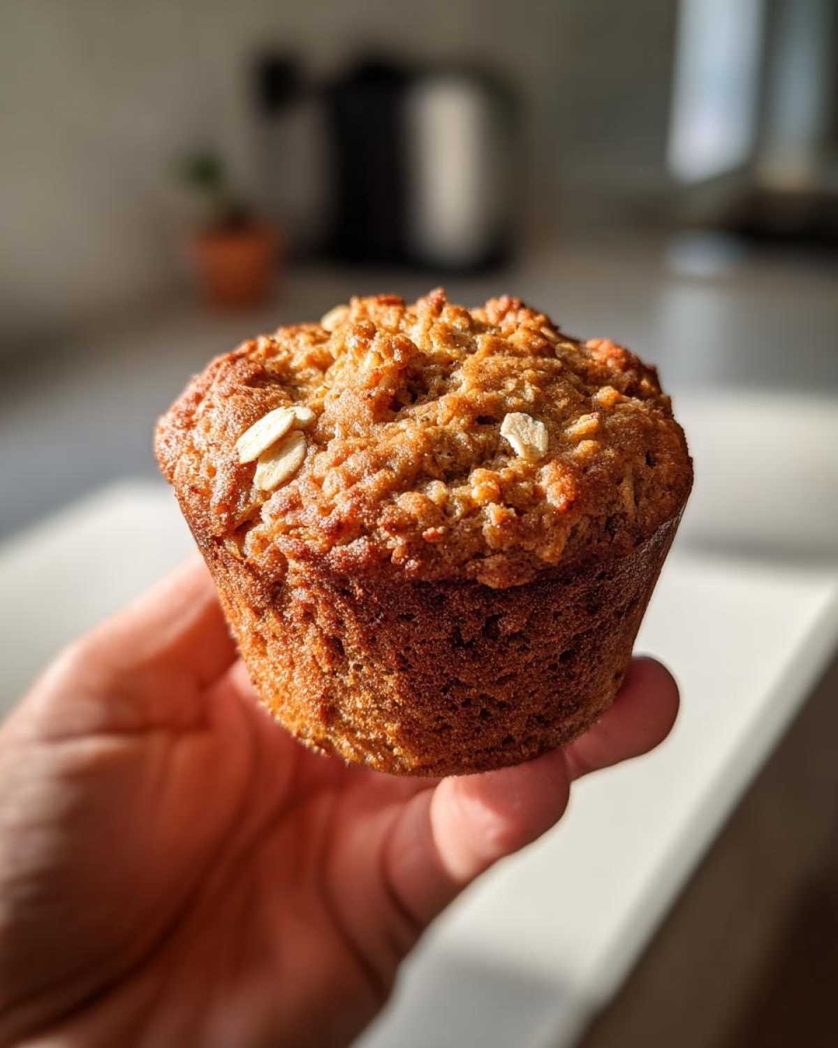 Vegan protein muffins - detail 2