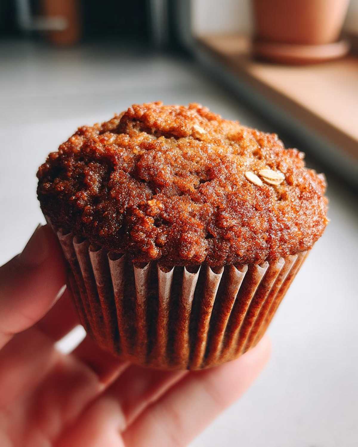 Vegan protein muffins - detail 3