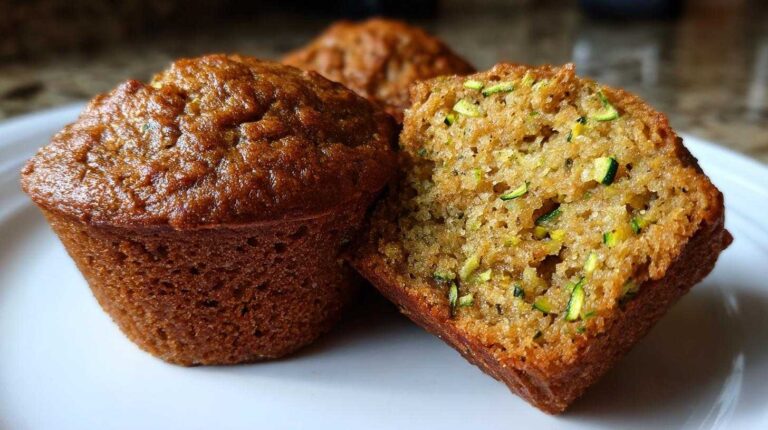 Vegan zucchini muffins