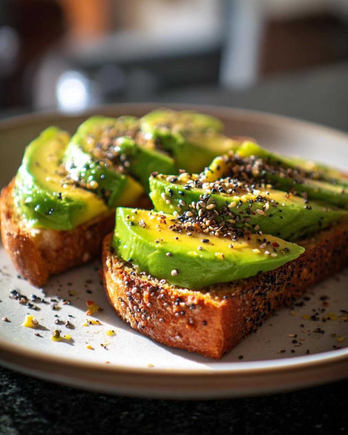Avocado Toast with Everything Bagel Seasoning - detail 1