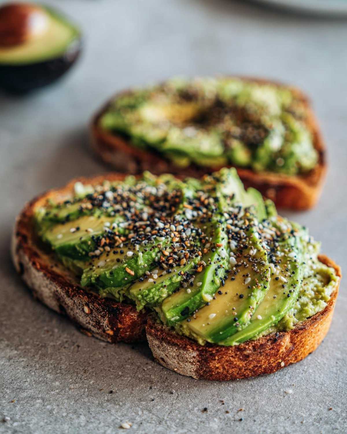 Avocado Toast with Everything Bagel Seasoning - detail 4