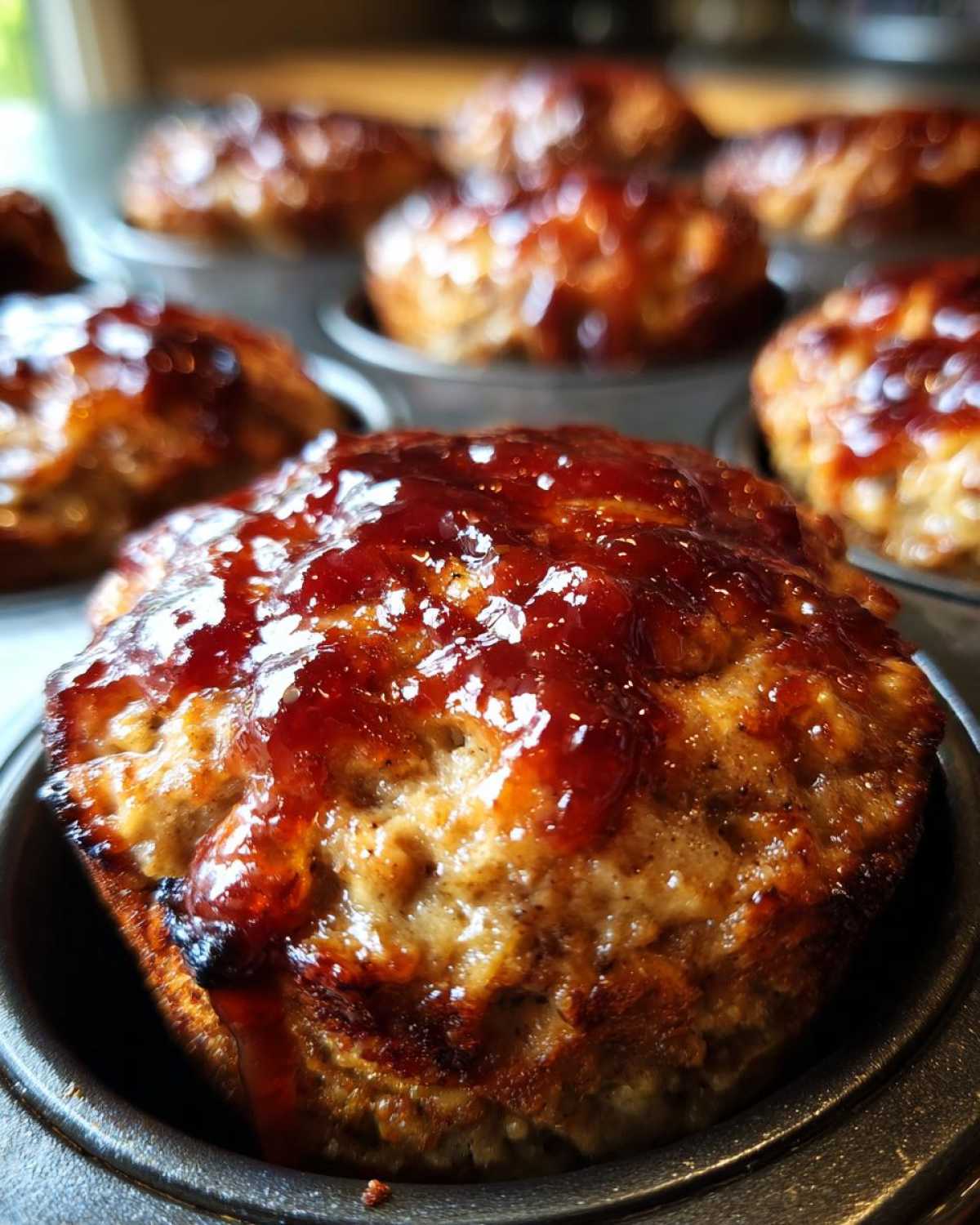 BBQ-Glazed Mini Meatloaves - detail 2