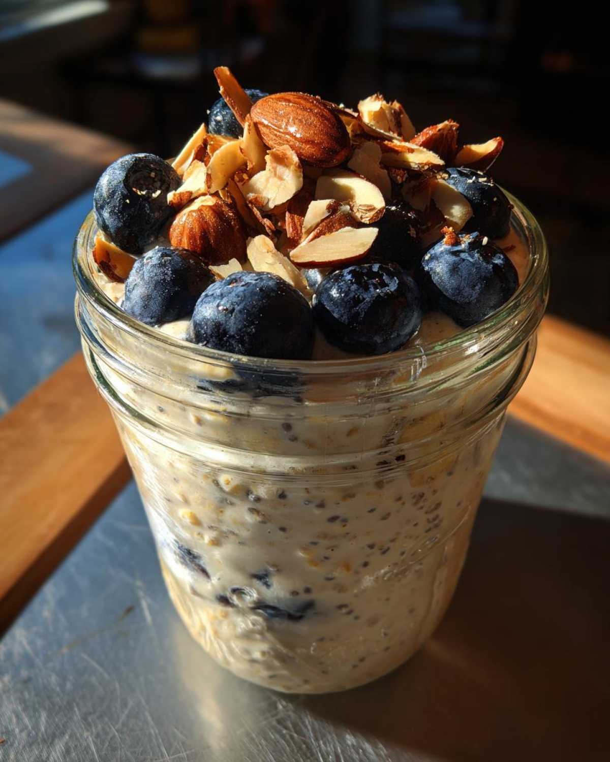 Blueberry Almond Overnight Oats - detail 1