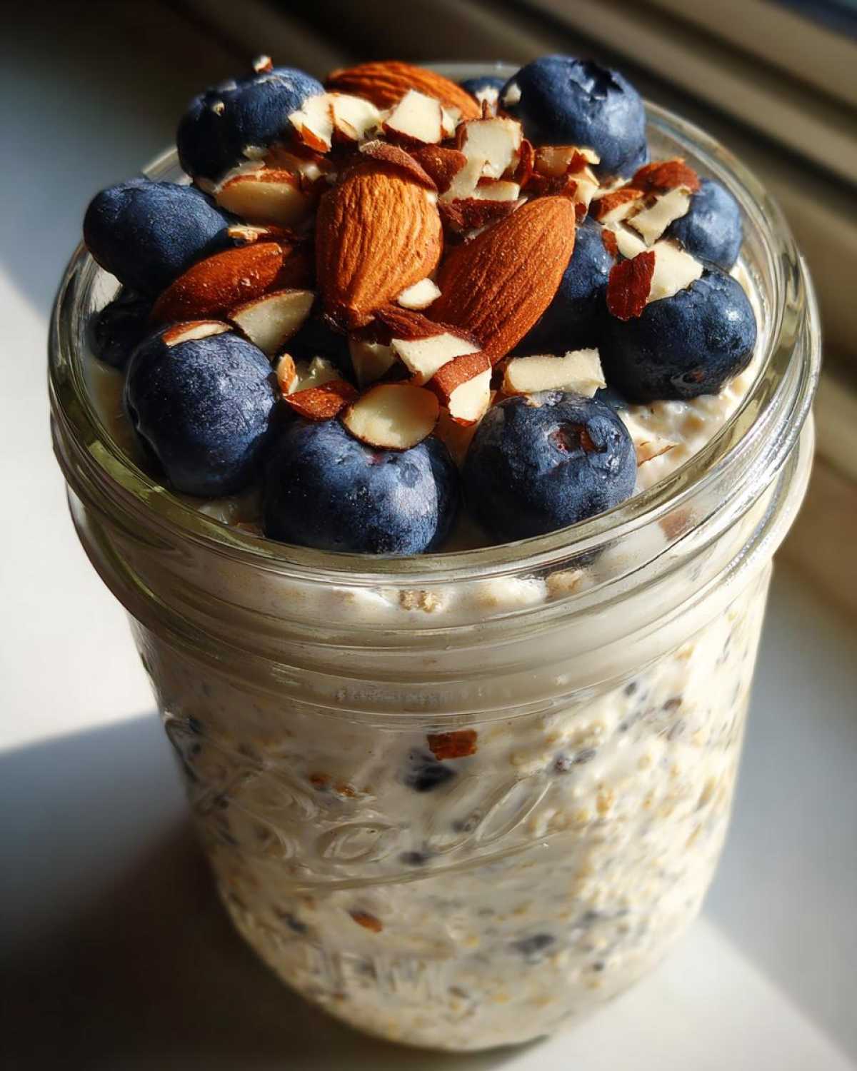 Blueberry Almond Overnight Oats - detail 4