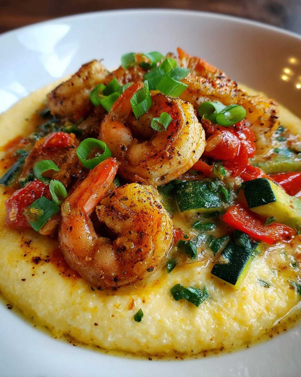 Cajun Shrimp and Grits - detail 3