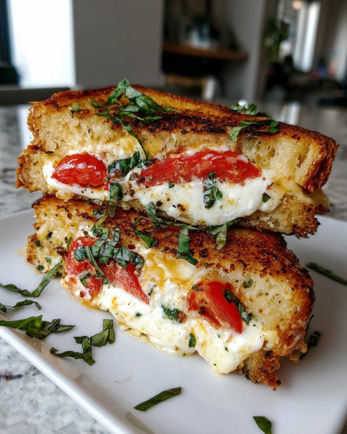 Caprese Grilled Cheese Sandwich - detail 2