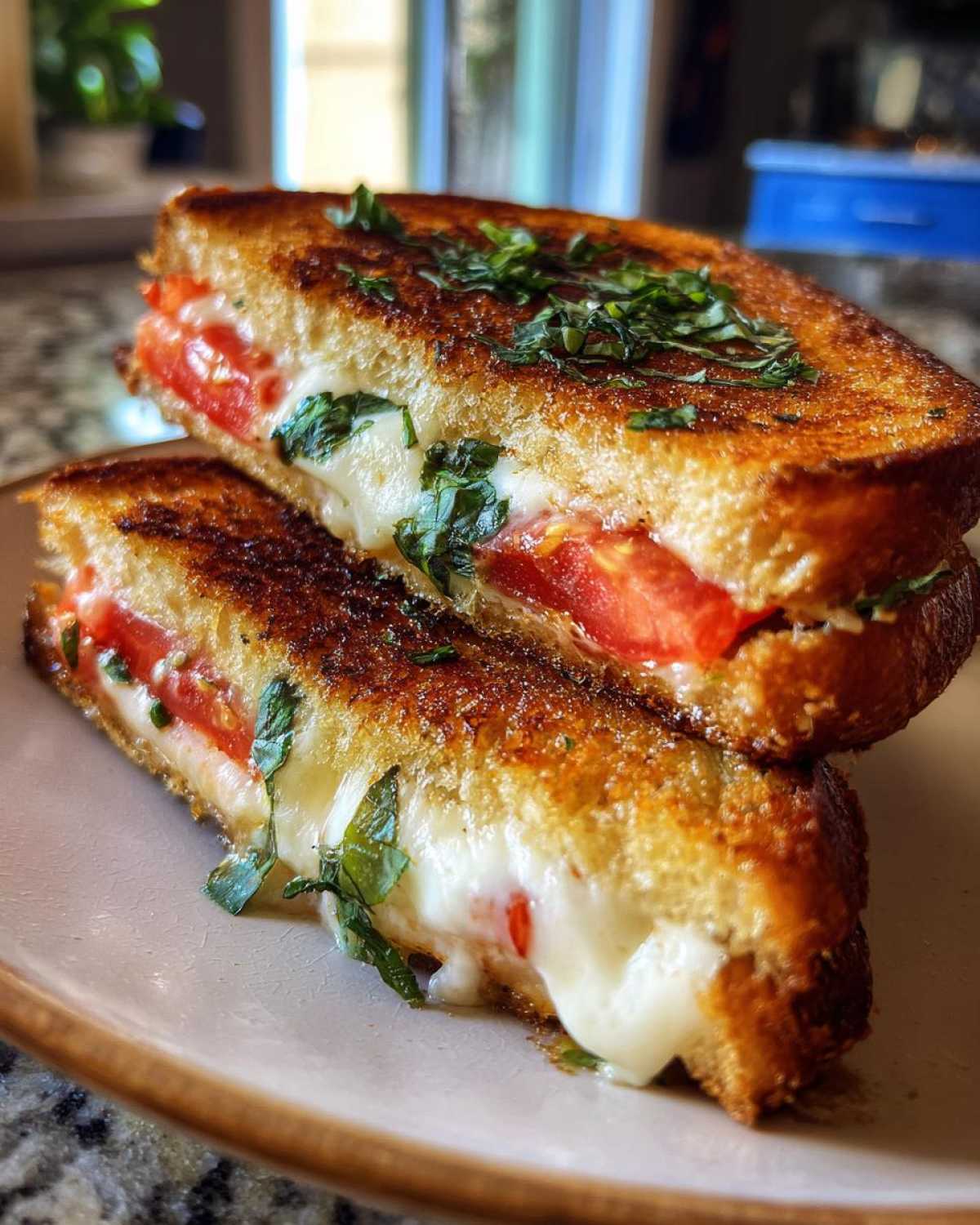 Caprese Grilled Cheese Sandwich - detail 3