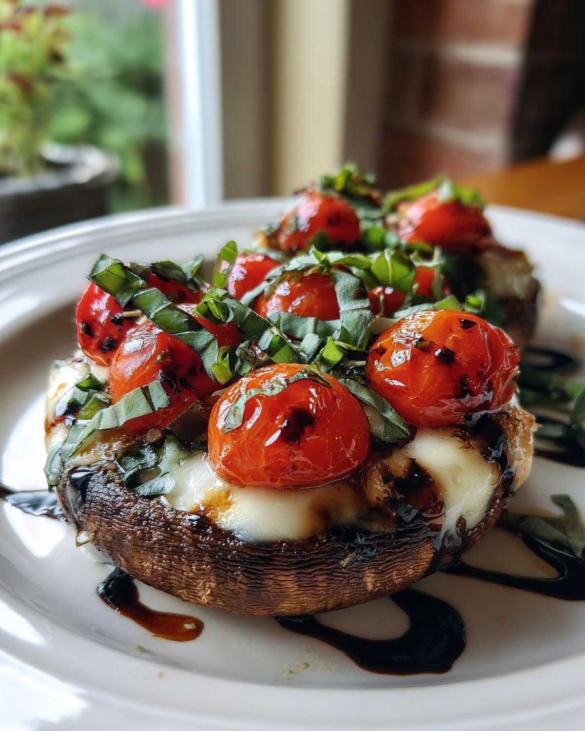 Caprese Stuffed Portobello Mushrooms - detail 1