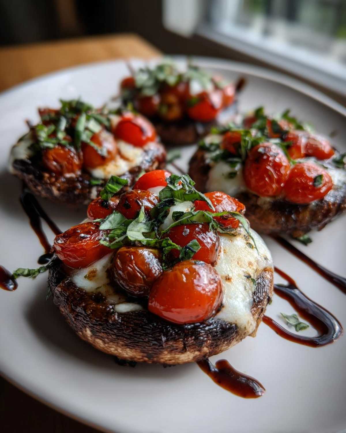 Caprese Stuffed Portobello Mushrooms - detail 4