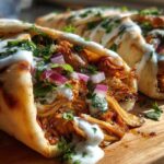 Chicken Shawarma Wraps with Garlic Sauce