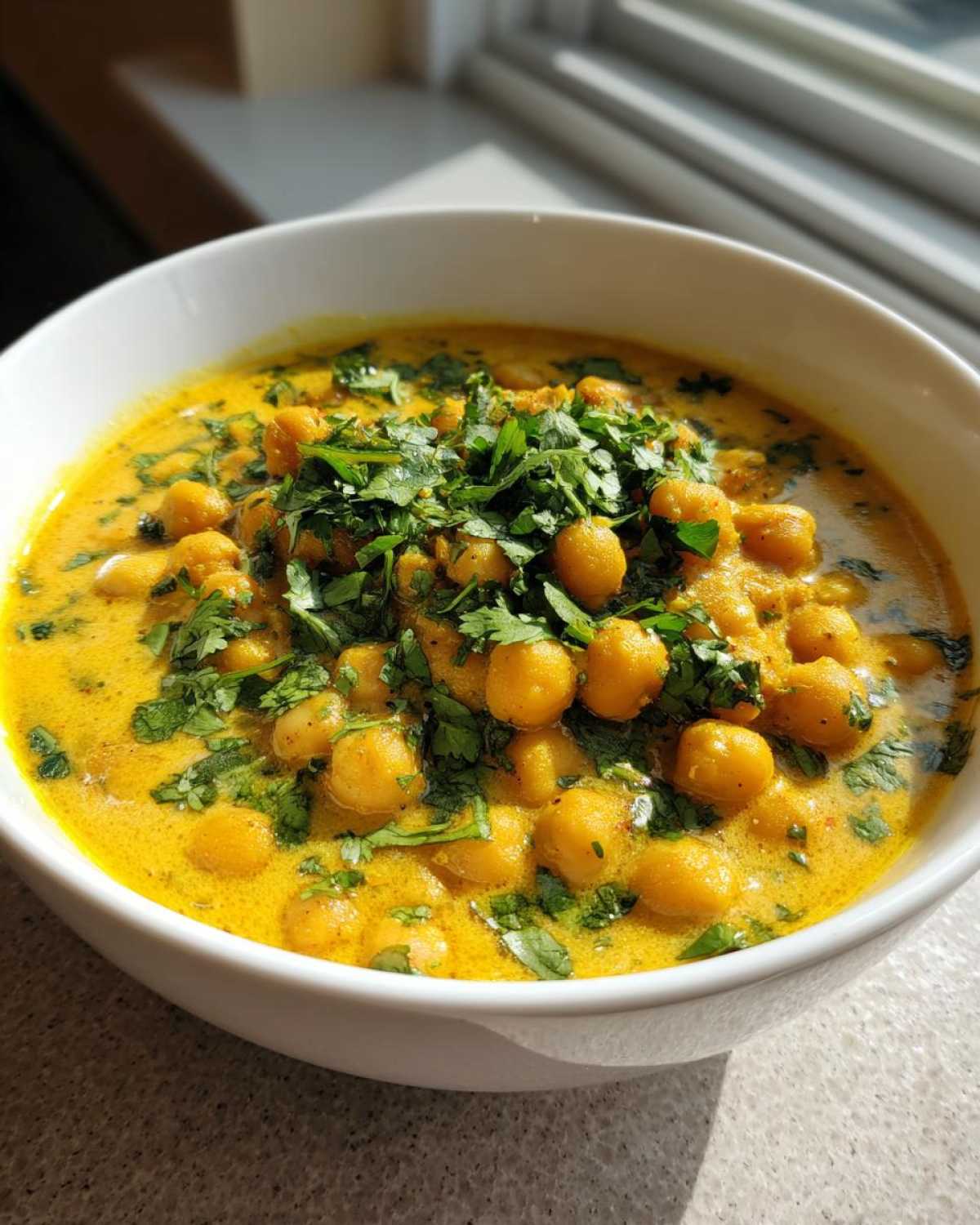 Coconut Chickpea Curry (Vegan) - detail 1