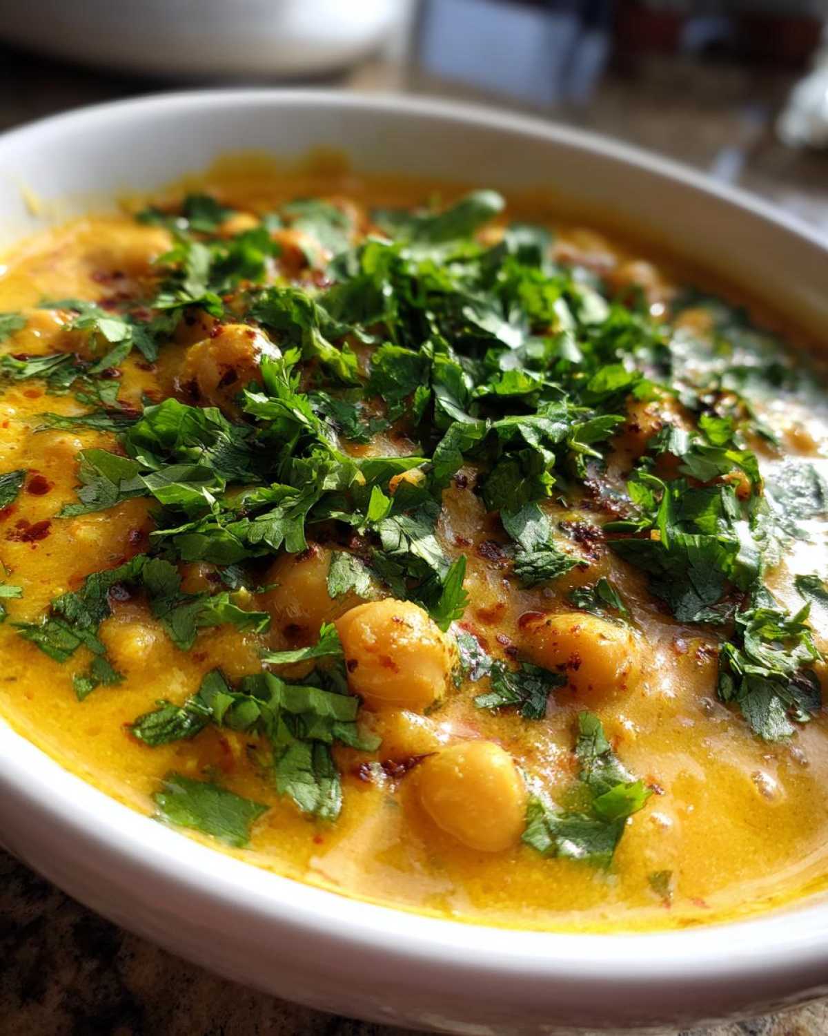 Coconut Chickpea Curry (Vegan) - detail 2