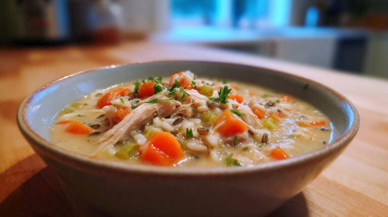 Creamy Chicken and Wild Rice Soup