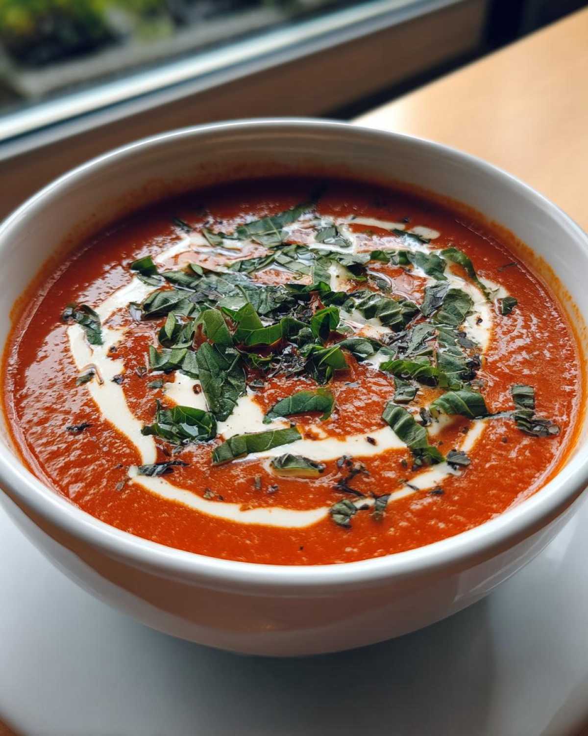 Creamy Tomato Basil Soup (Easy Homemade) - detail 3