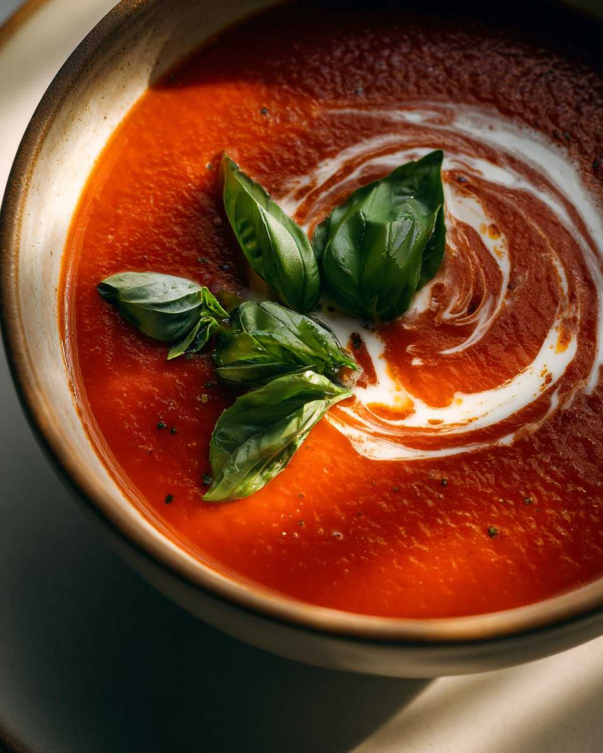 Creamy Tomato Basil Soup (Easy Homemade) - detail 4