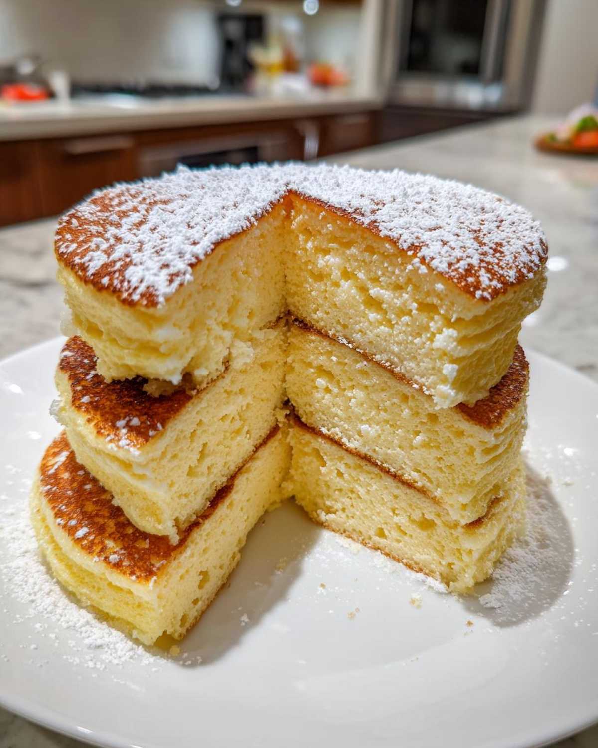 Fluffy Japanese Soufflé Pancakes - detail 3