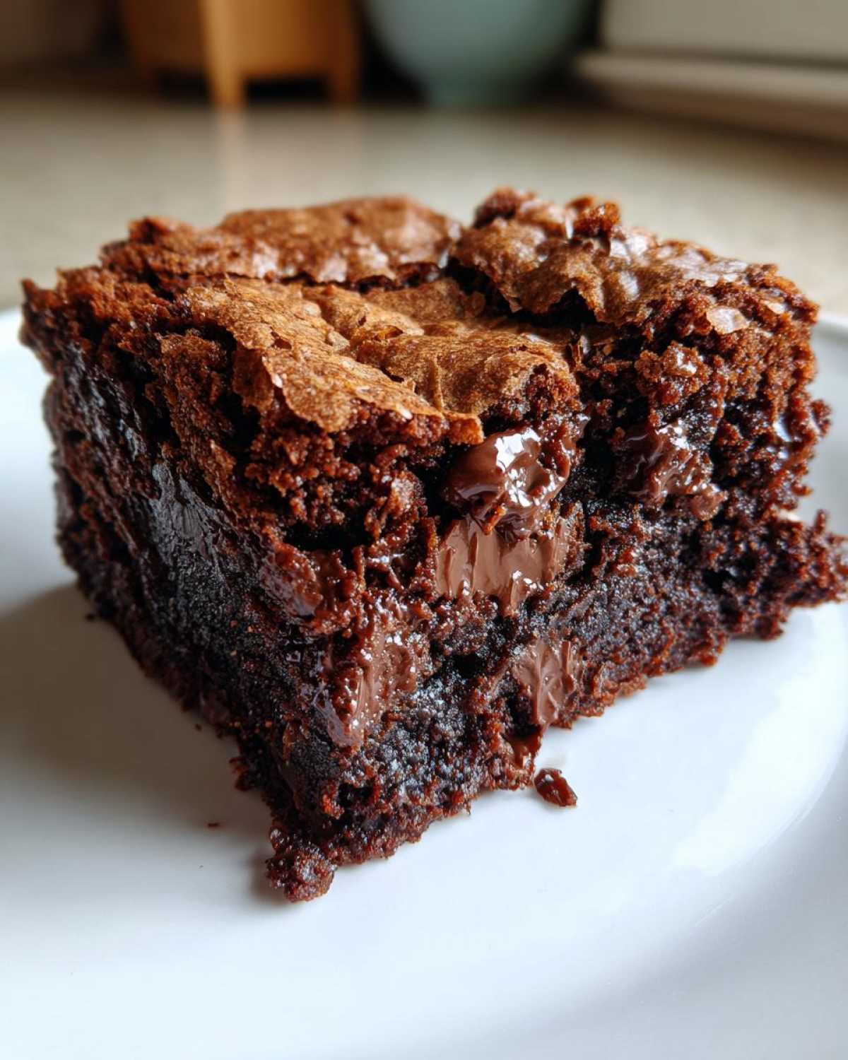 Fudgy Triple Chocolate Brownies - detail 1
