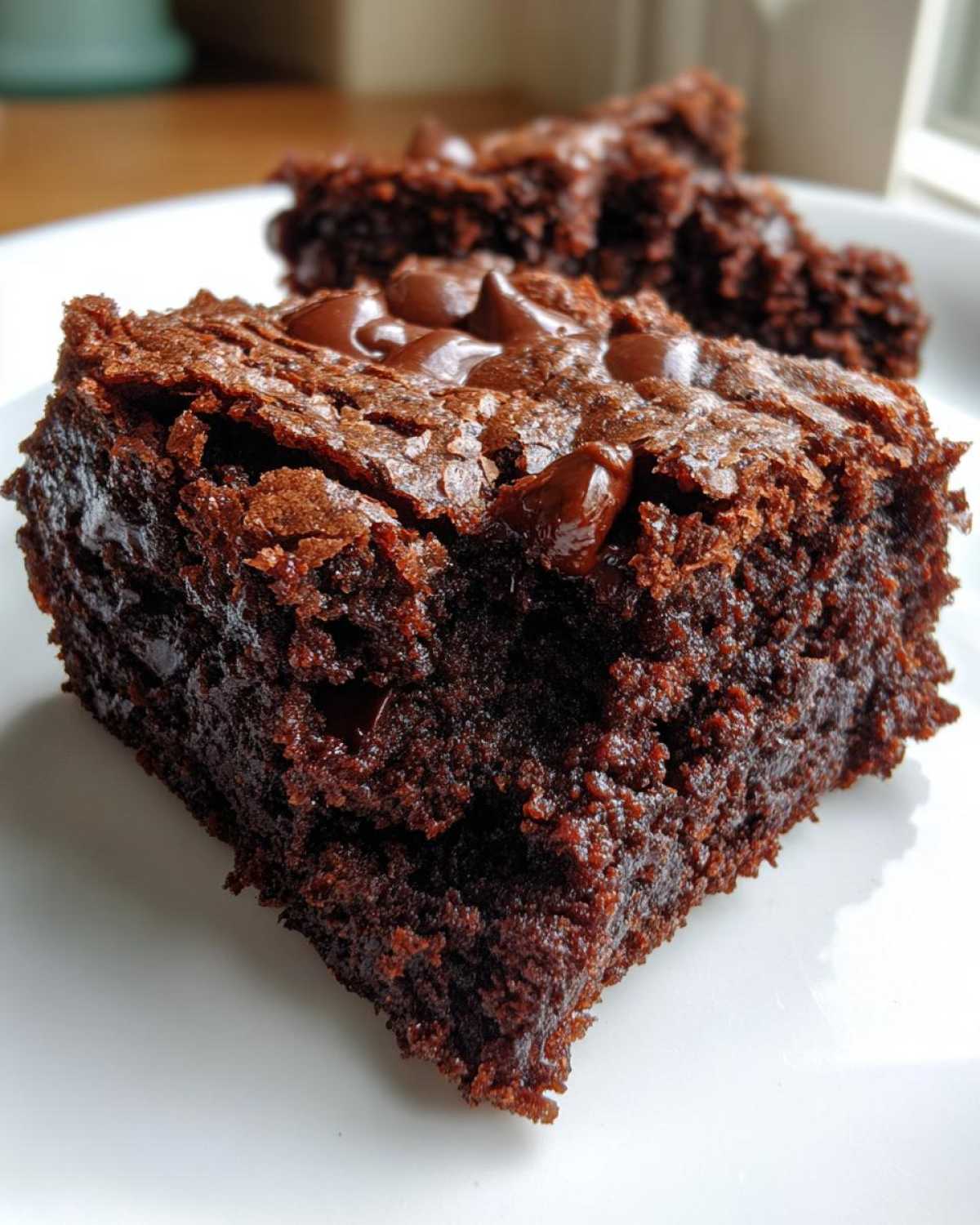Fudgy Triple Chocolate Brownies - detail 2