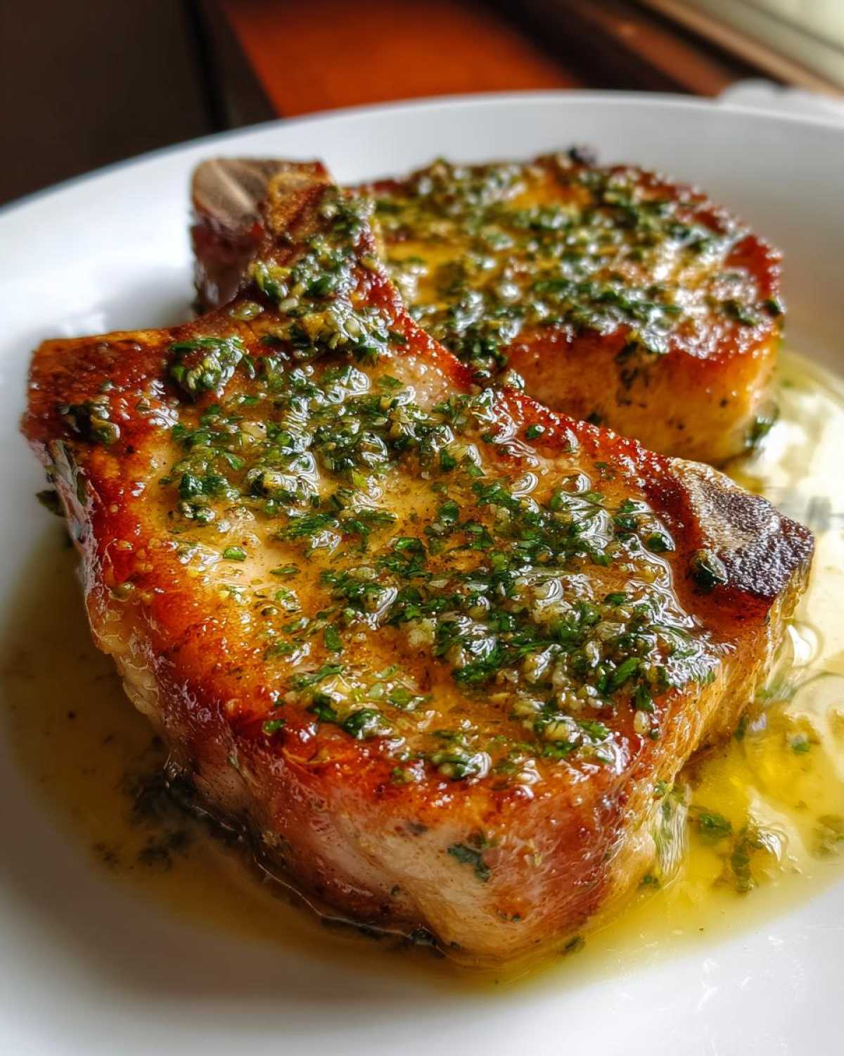 Garlic Butter Pork Chops - detail 2