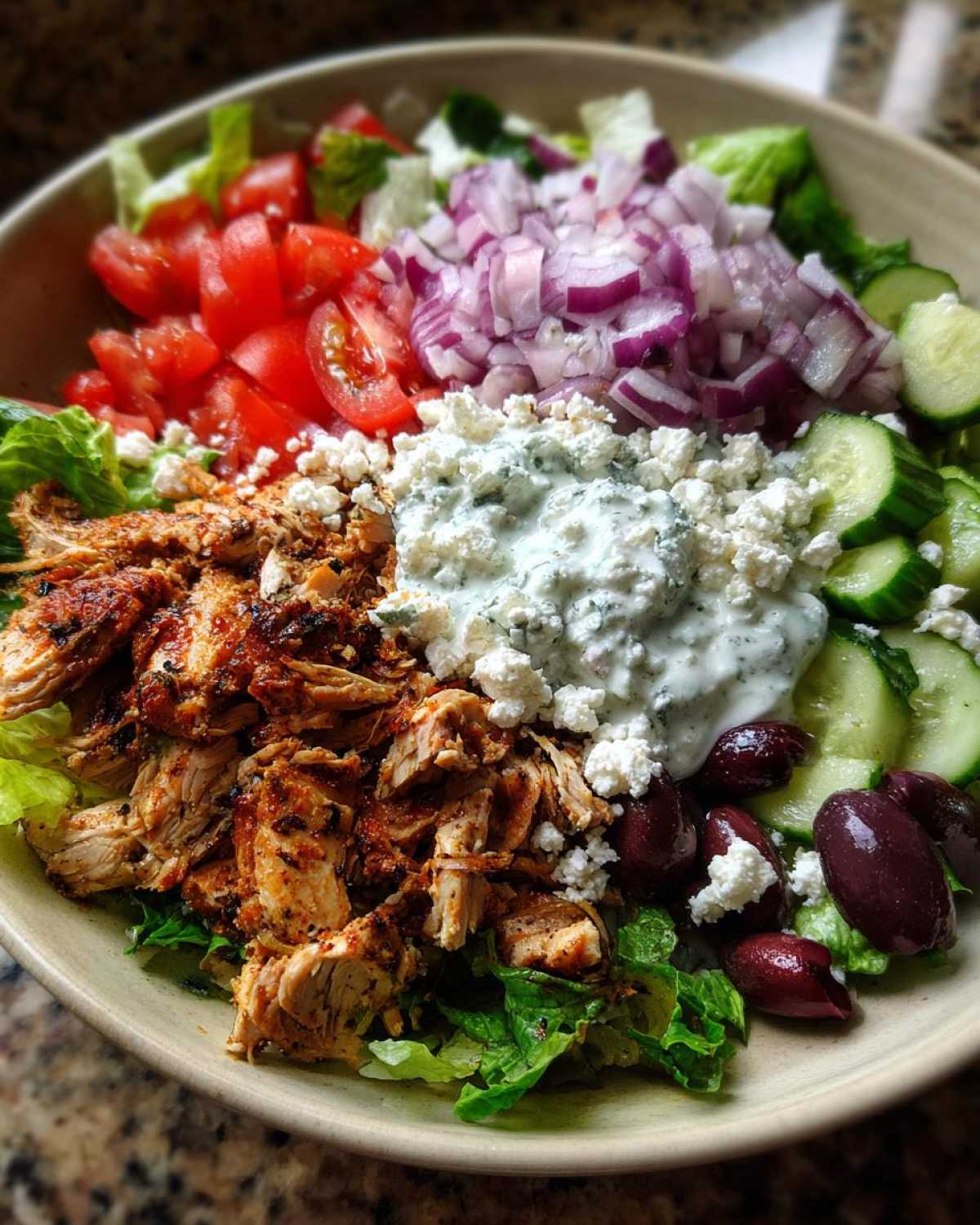 Greek Chicken Gyro Bowl - detail 2