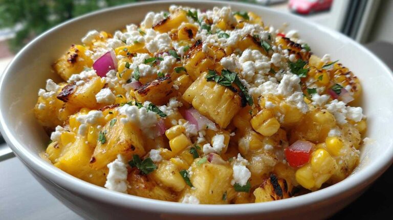 Grilled Pineapple & Elote Fiesta Salad