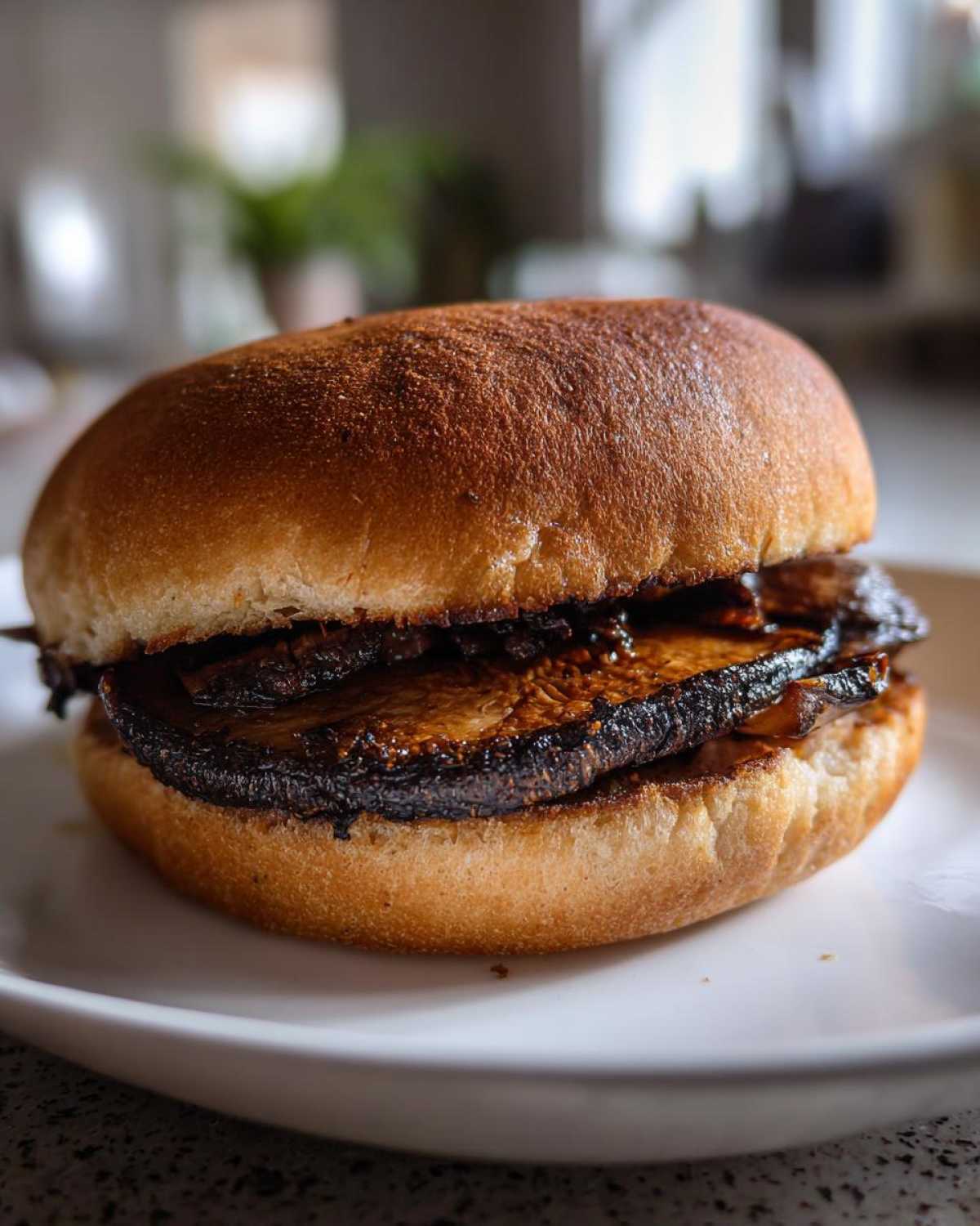 Grilled Portobello Mushroom Burgers - detail 2