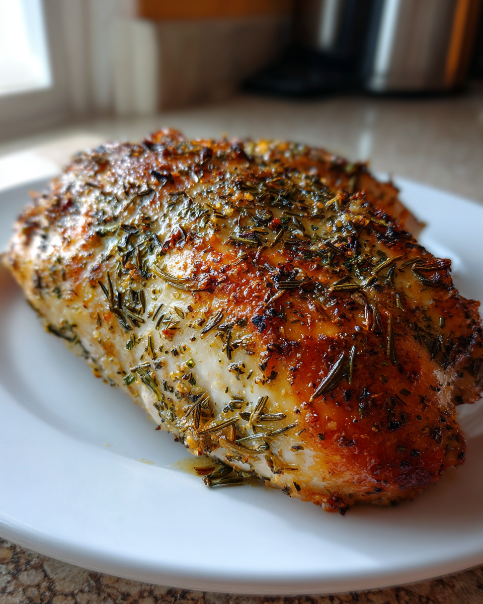 Juicy Garlic Herb Roast Turkey Breast - detail 1