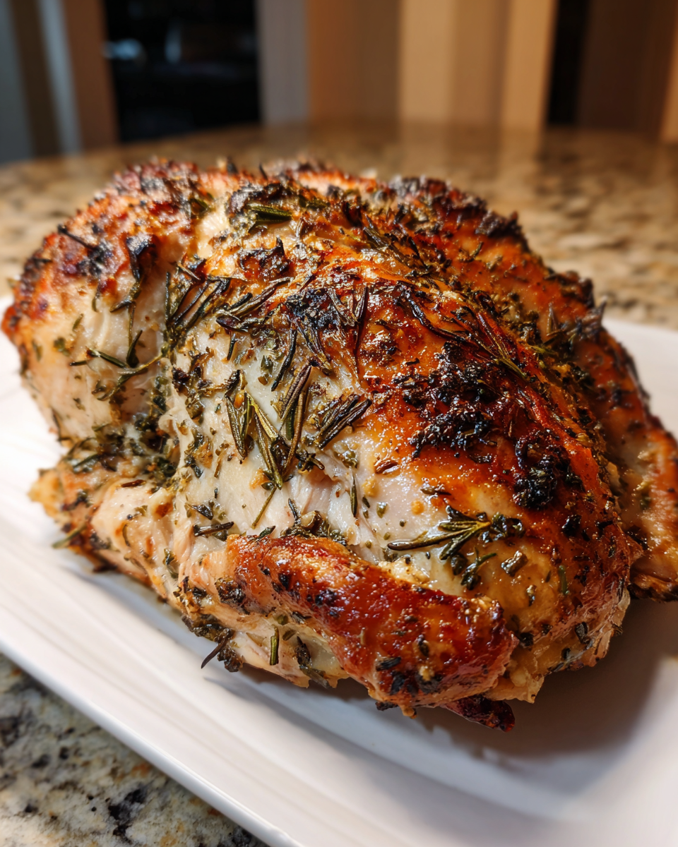 Juicy Garlic Herb Roast Turkey Breast - detail 3