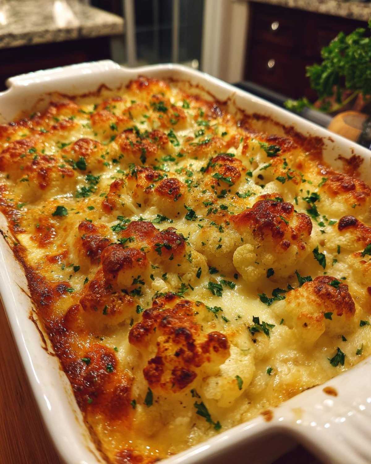 Keto Cauliflower Mac and Cheese - detail 2