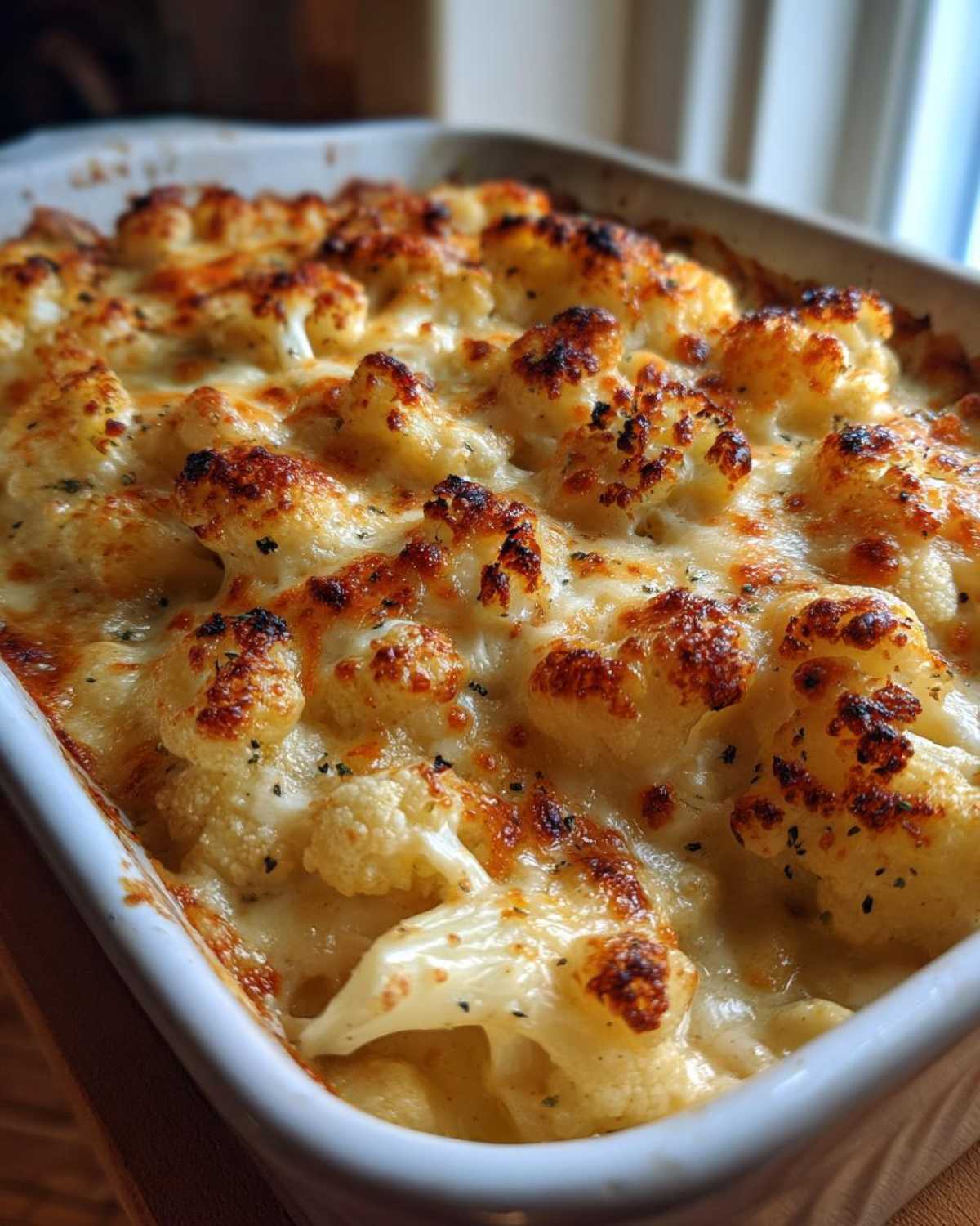Keto Cauliflower Mac and Cheese - detail 3
