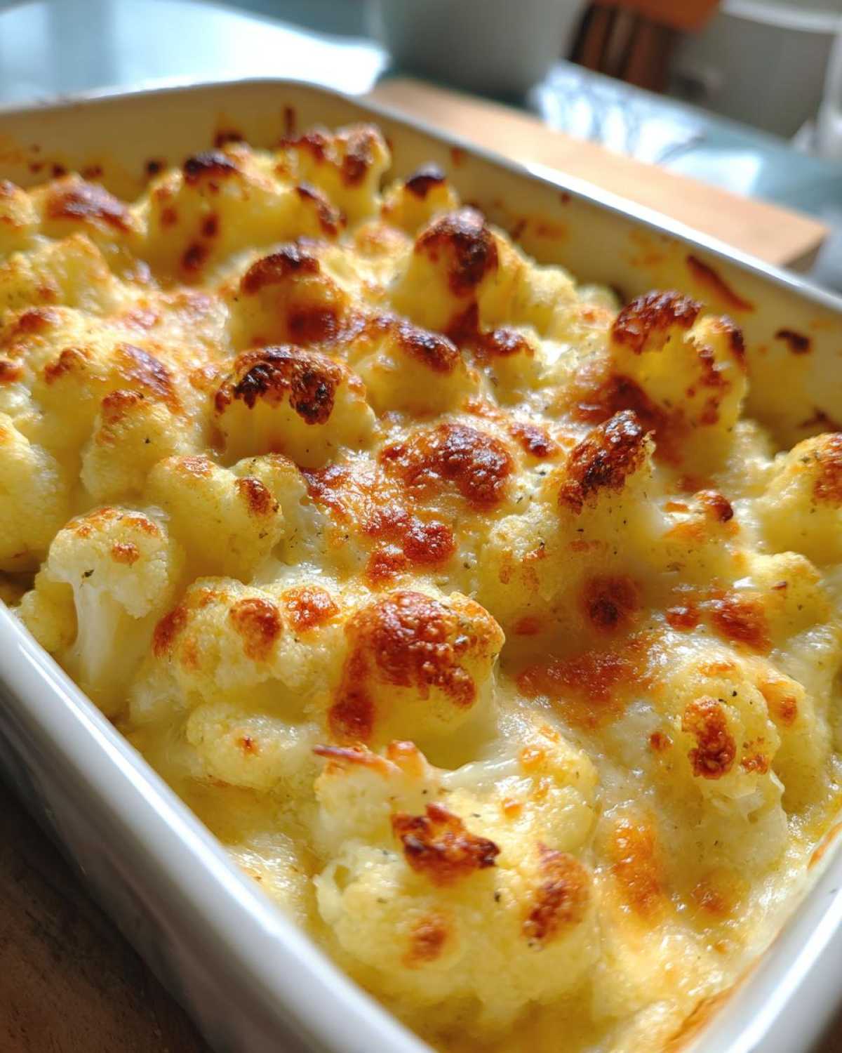 Keto Cauliflower Mac and Cheese - detail 4