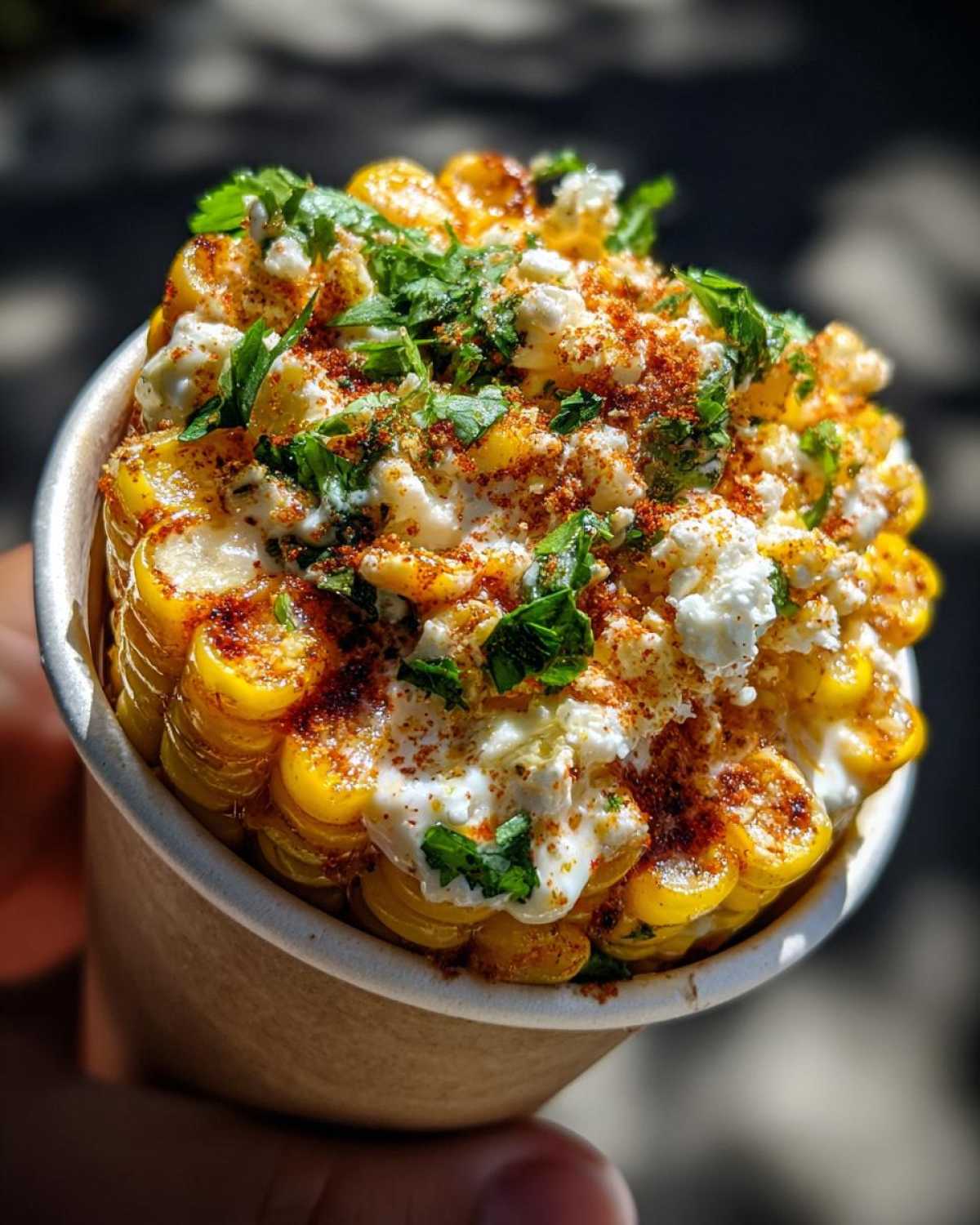 Loaded Mexican Street Corn Cups (Fresh Elote on the Go) - detail 3
