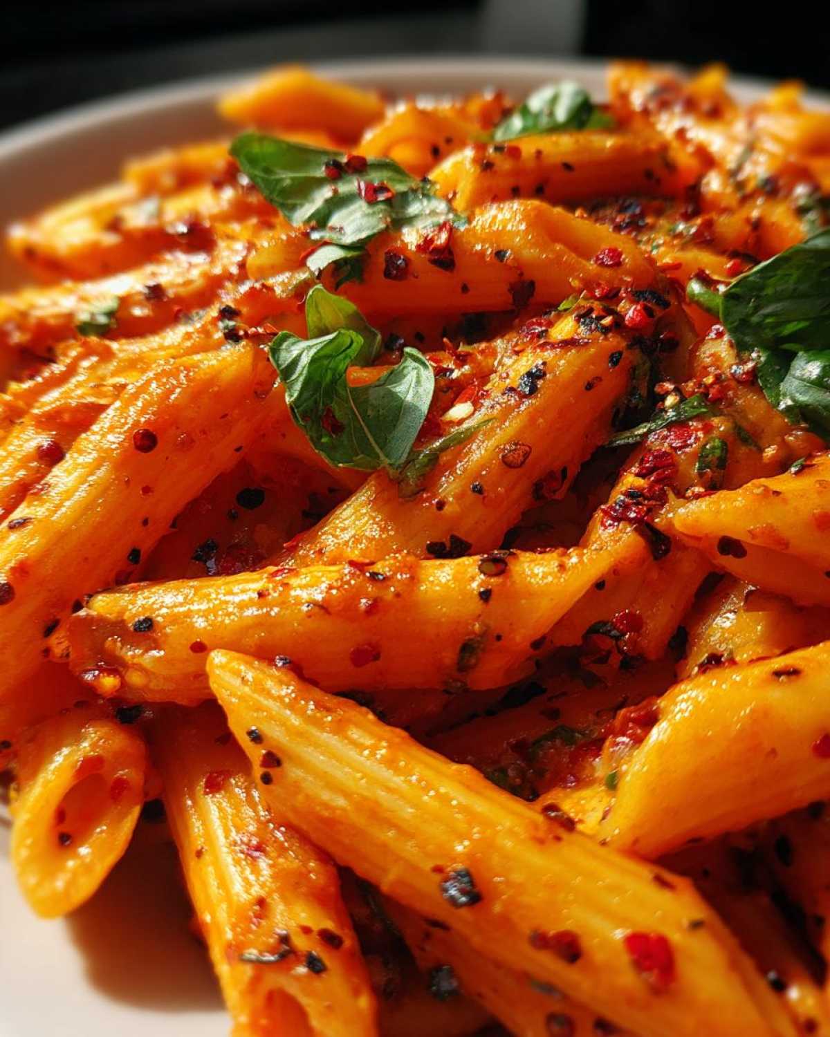 Penne Arrabbiata (Spicy Tomato Pasta) - detail 2